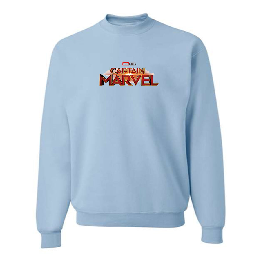 Men's Captain Marvel Superhero  Crewneck Sweatshirt