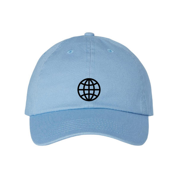 Internet Globe Valucap Adult Bio-Washed Classic Dad Hat