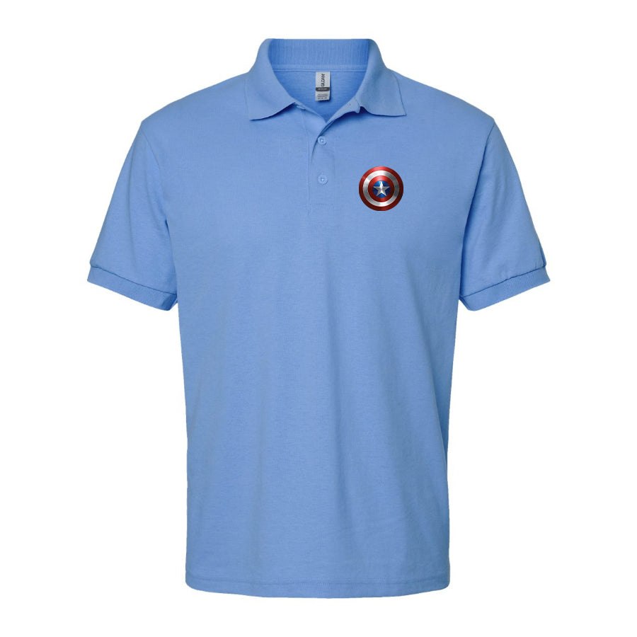 Men's Captain America Superhero Dry Blend Polo