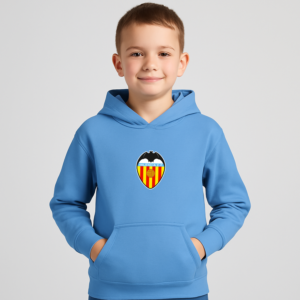 Youth Kids Valencia FC Pullover Hoodie