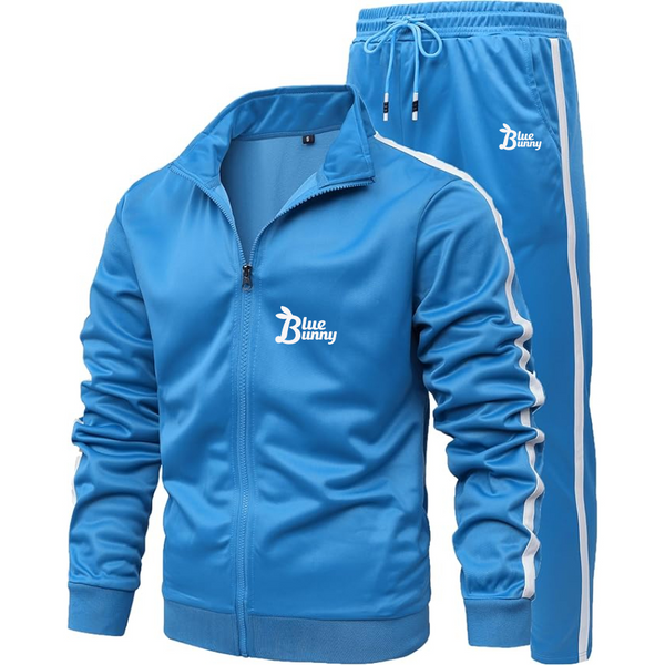Men's Blue Bunny Logo Dri-Fit TrackSuit