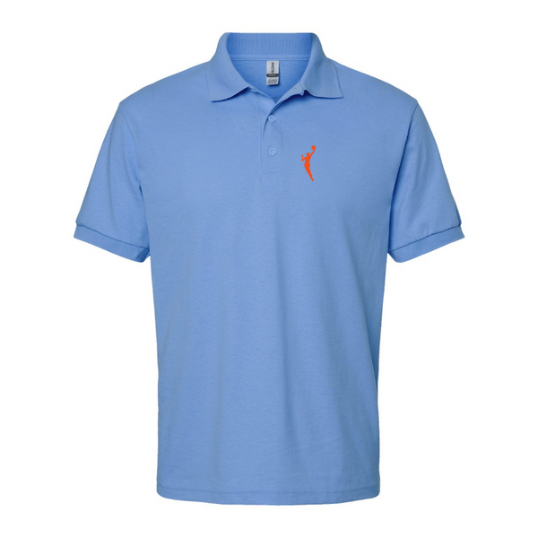 Men's WNBA Symbol Logo Dry Blend Polo
