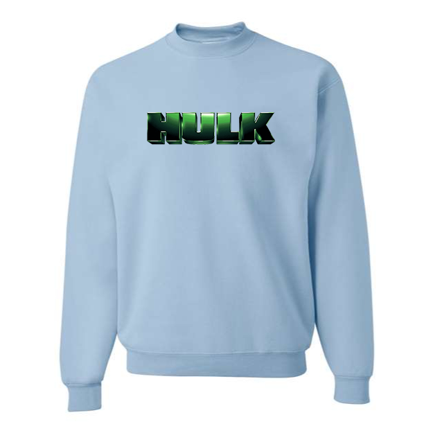 Men's The Hulk Marvel Superhero Crewneck Sweatshirt