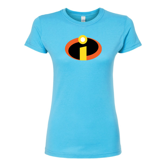 Women's The Incredibles Cartoon Round Neck T-Shirt