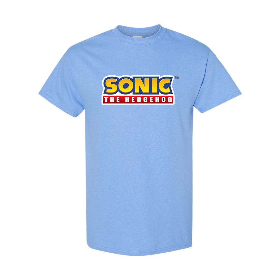 Men's Sonic The Hedgehog Cartoon Cotton T-Shirt