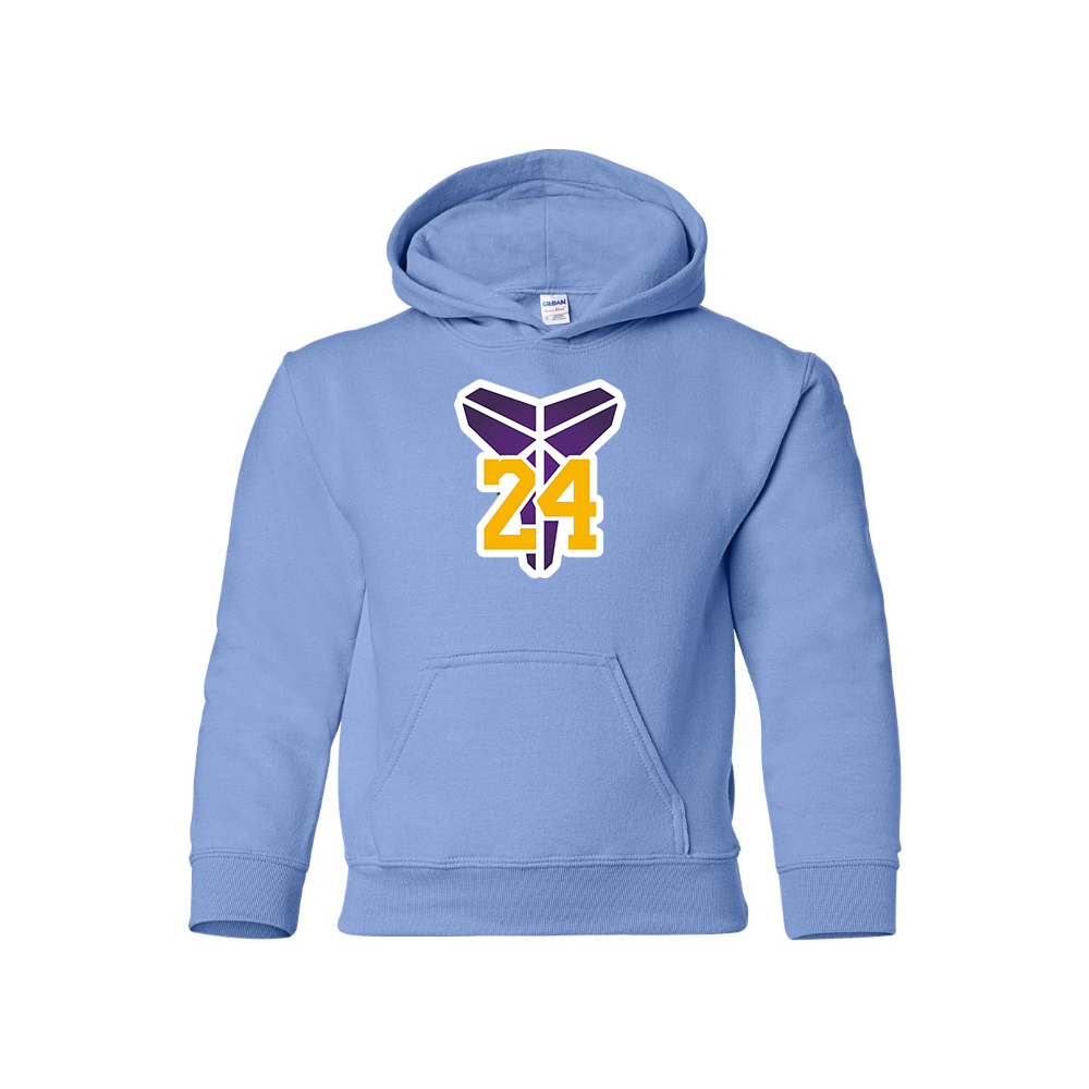 Youth Kids Kobe Bryant Mamba 24 Pullover Hoodie