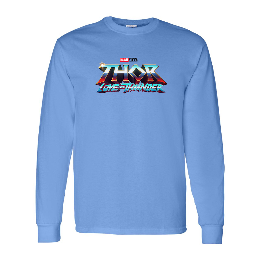 Men's Thor Love & Thunder Superhero Long Sleeve T-Shirt