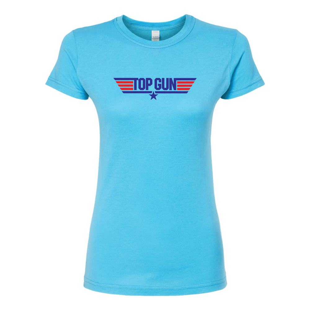 Women's Top Gun Classic Movie Round Neck T-Shirt