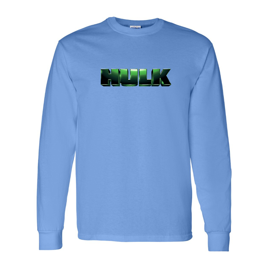 Men's The Hulk Marvel Superhero Long Sleeve T-Shirt