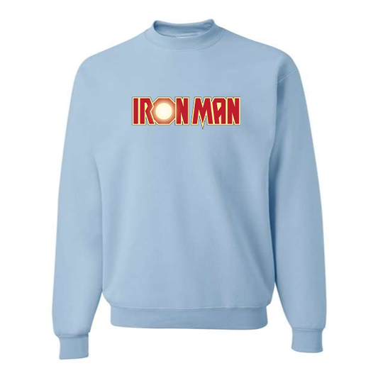 Men's Iron Man Marvel Superhero Crewneck Sweatshirt
