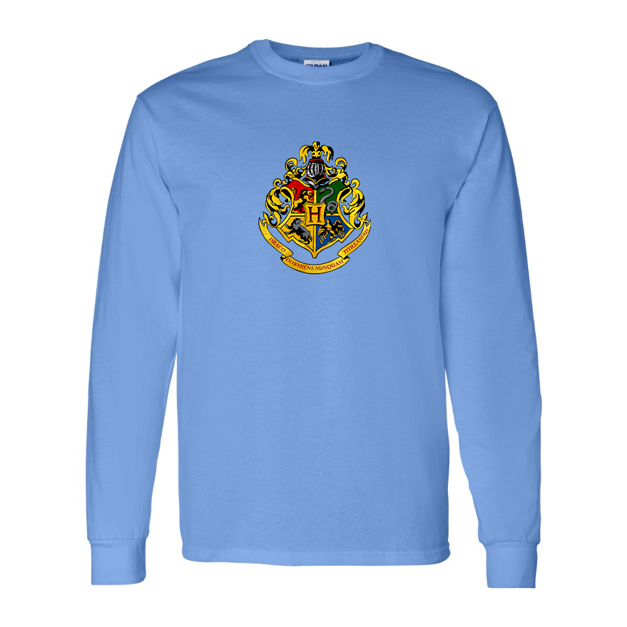 Youth Kids Hogwarts Emblem Harry Potter Movie Long Sleeve T-Shirt