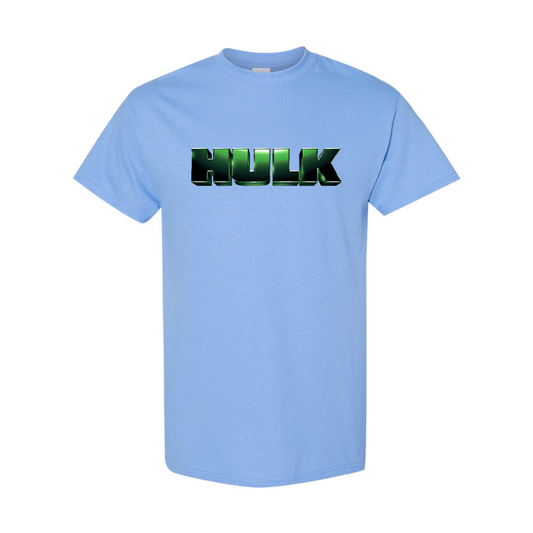 Youth Kids The Hulk Marvel Superhero Cotton T-Shirt