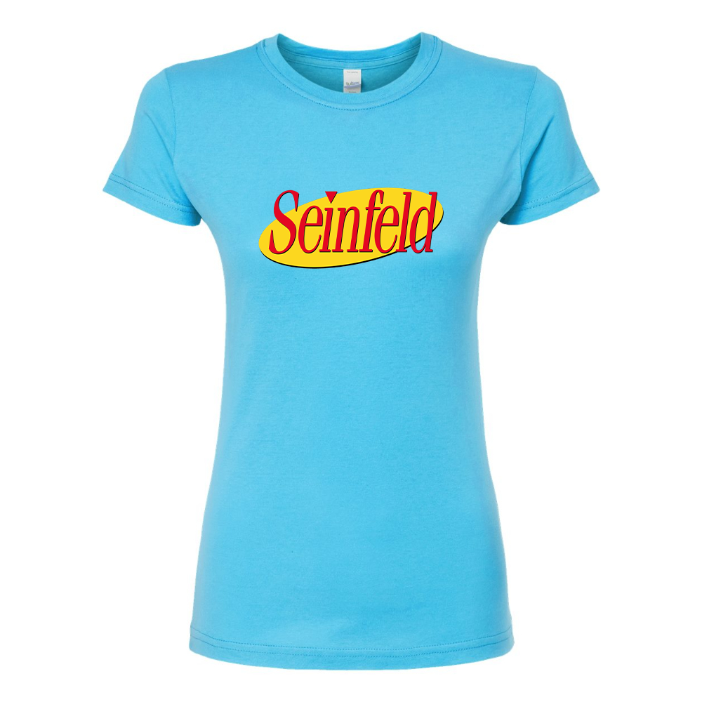 Women's Seinfeld Sitcom Show Round Neck T-Shirt