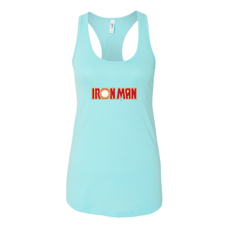 Women's Iron Man Marvel Superhero Racerback Tank Top