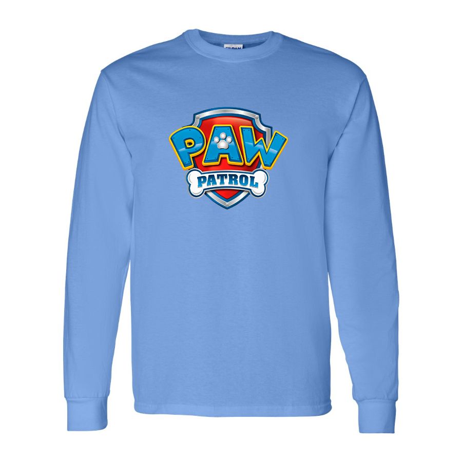 Men's Paw Patrol Cartoon Long Sleeve T-Shirt