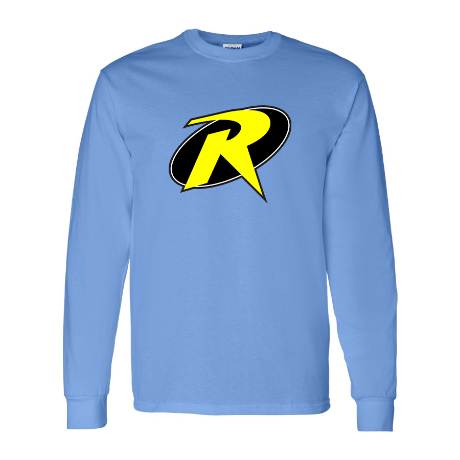 Men's Robin DC Comics Superhero Long Sleeve T-Shirt