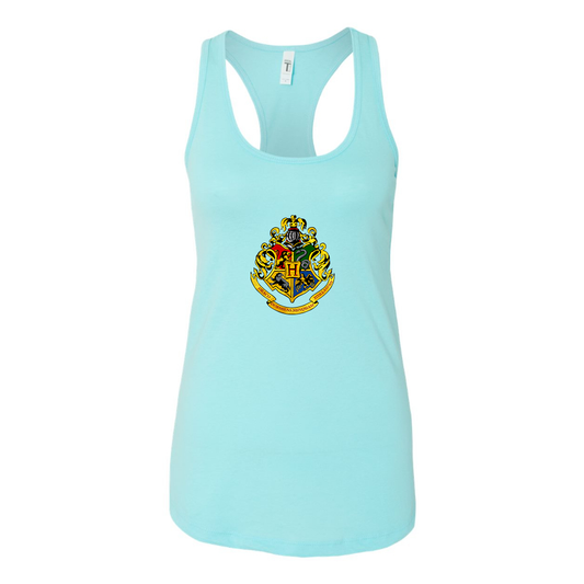 Women's Hogwarts Emblem Harry Potter Movie Racerback Tank Top