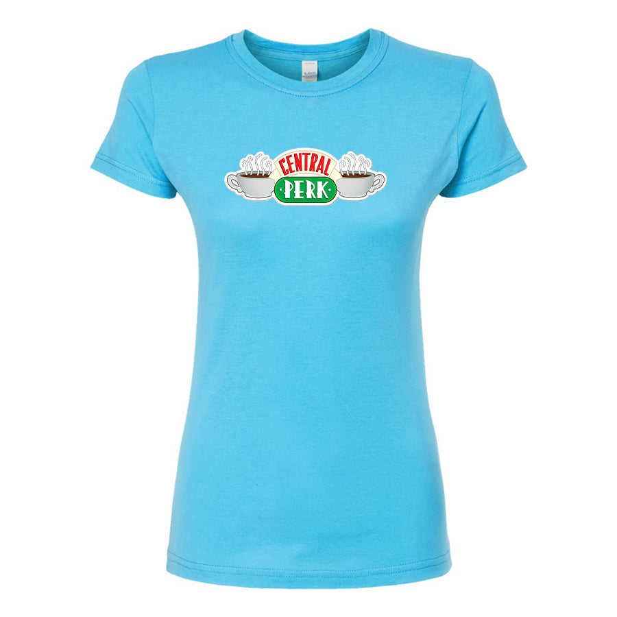 Women's Central Perk Friends Show Round Neck T-Shirt