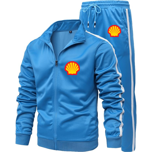 Men's Shell Gas Station Dri-Fit TrackSuit