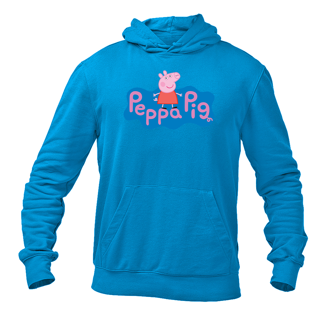 Men's Pegga Pig Cartoon Pullover Hoodie