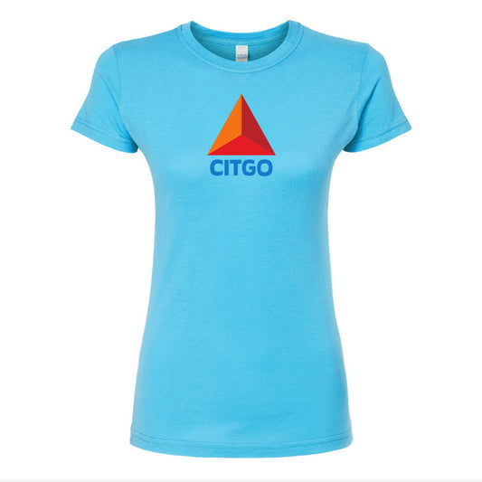 Women's Citgo Gas Station Round Neck T-Shirt