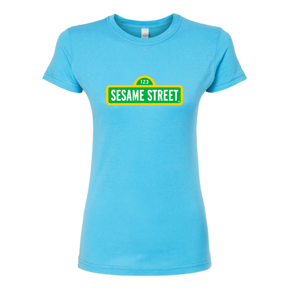 Women's Sesame Street Show Round Neck T-Shirt