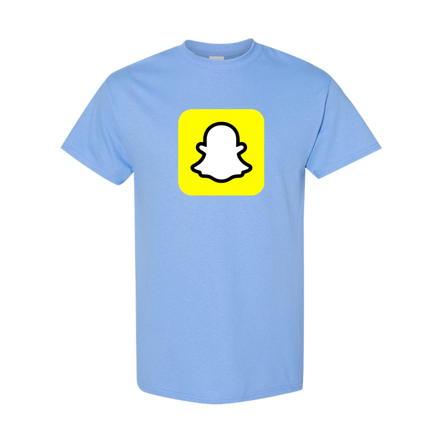 Men's Snapchat Social Cotton T-Shirt