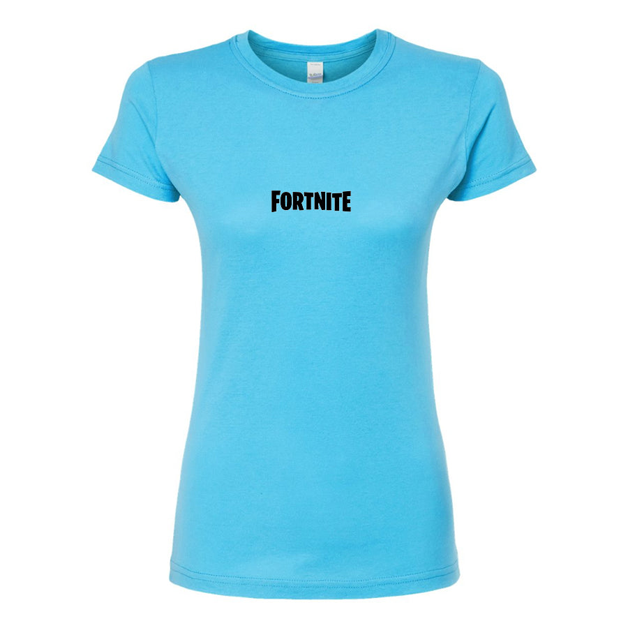 Women's Fortnite Battle Royale GAME Round Neck T-Shirt