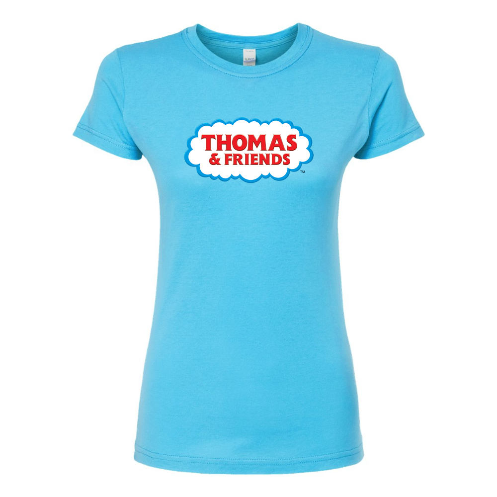 Women's Thomas & Friends Cartoons Round Neck T-Shirt