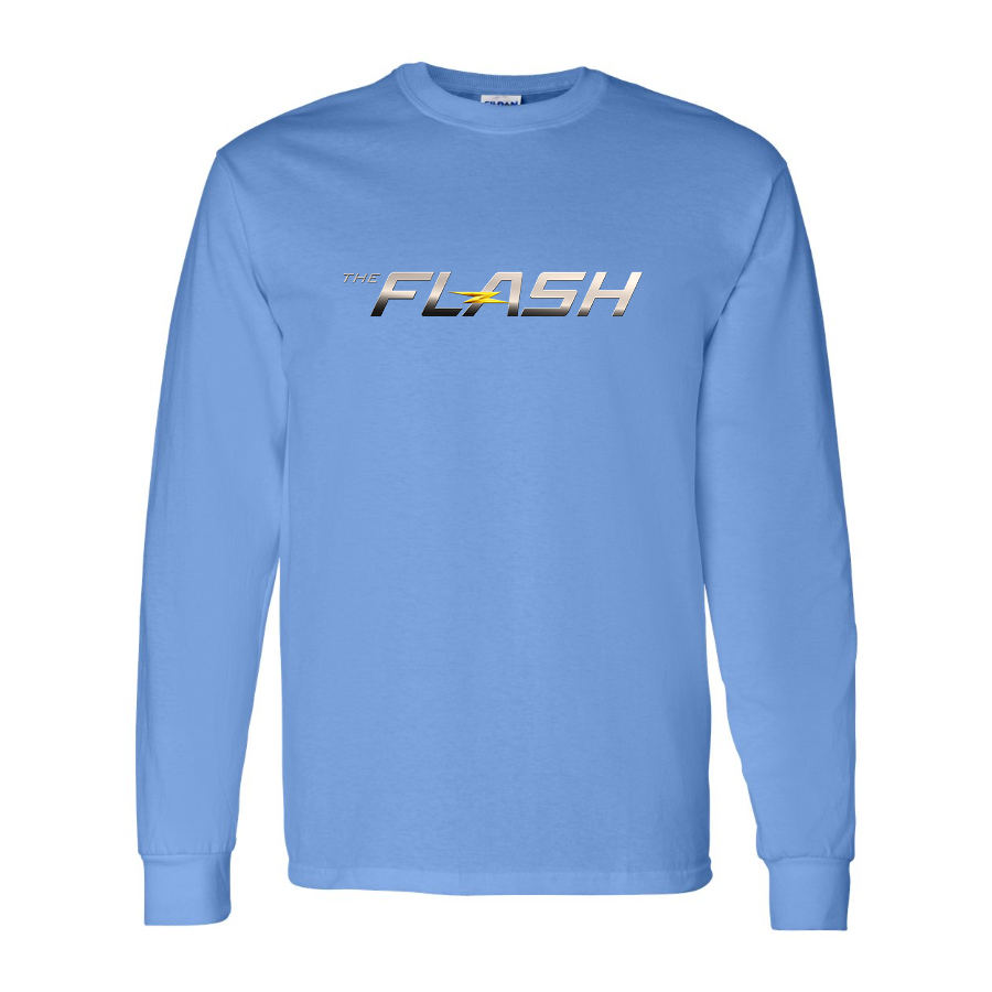 Men's The Flash DC Superhero Long Sleeve T-Shirt