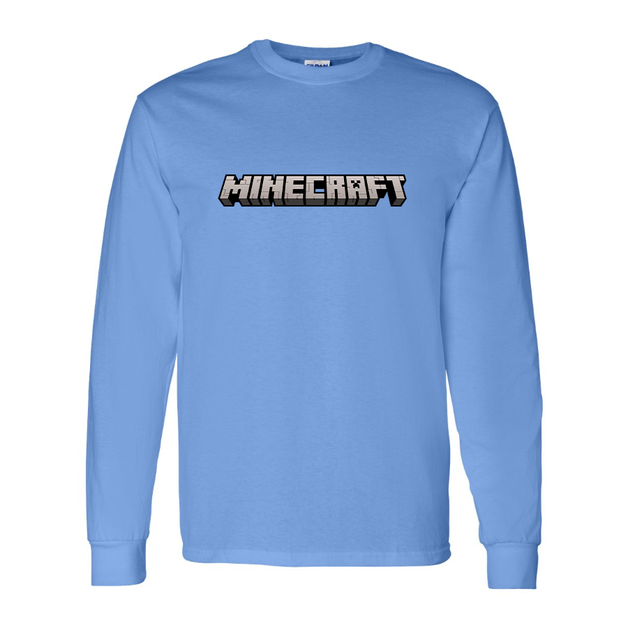 Youth Kids Minecraft Game Long Sleeve T-Shirt