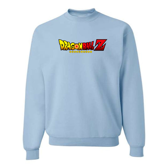 Men's Dragon Ball Z Cartoon Title Crewneck Sweatshirt