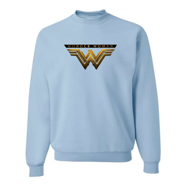 Men's Wonder Woman DC Superheros Crewneck Sweatshirt