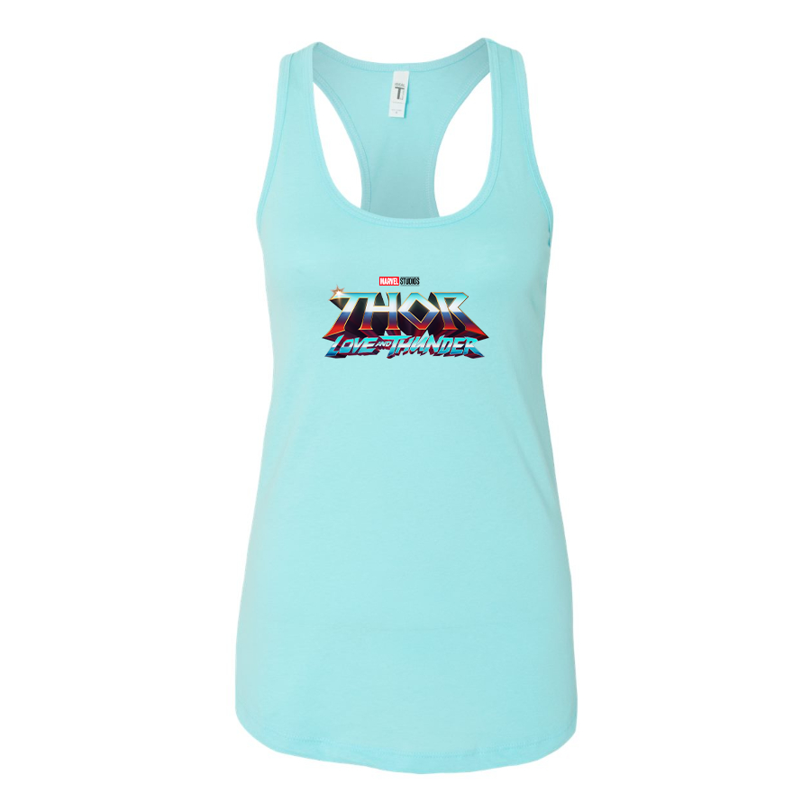 Women's Thor Love & Thunder Superhero Racerback Tank Top