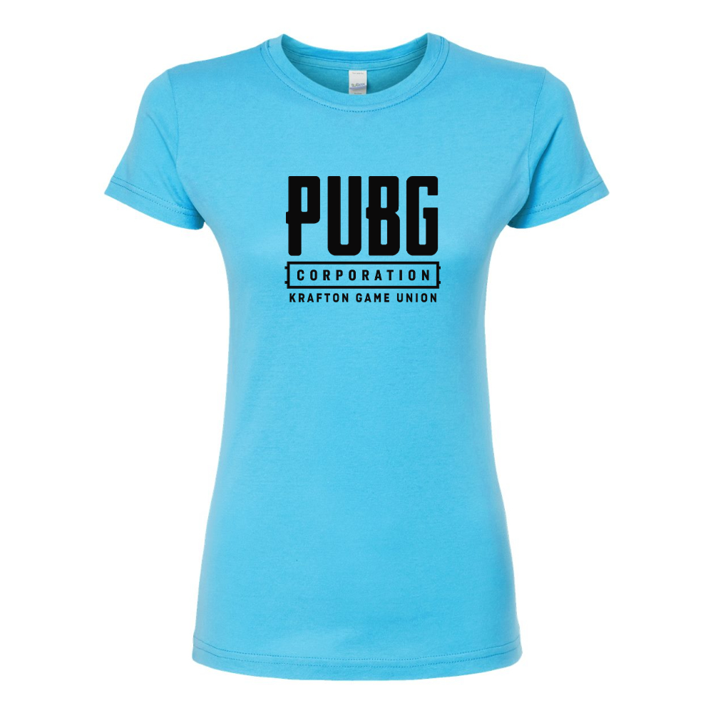 Women's PUBG Multiplayer Shooting Game Round Neck T-Shirt