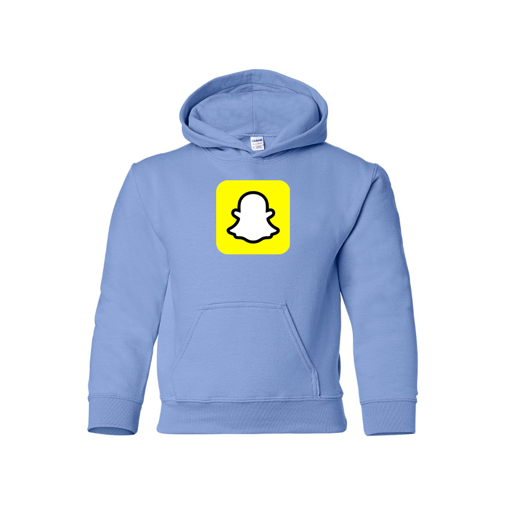 Youth Kids Snapchat Social Pullover Hoodie