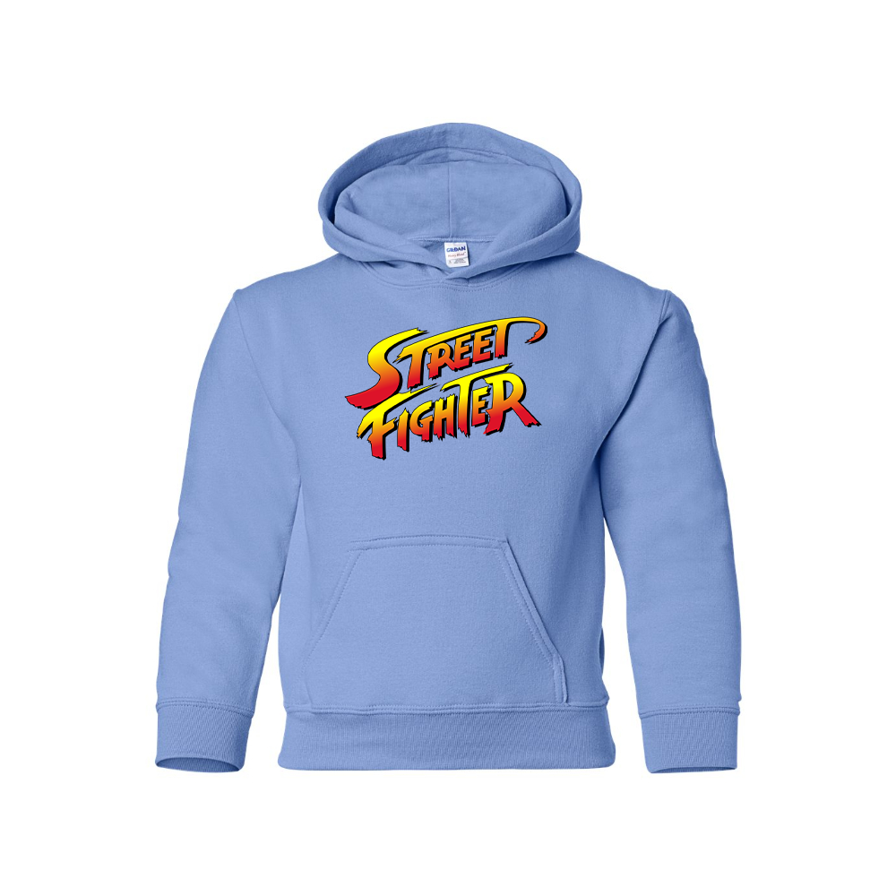 Youth Kids Street Fighter Game Pullover Hoodie