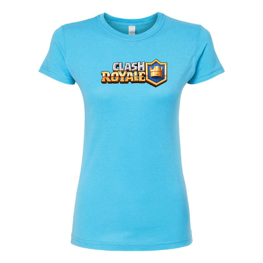 Women's Clash Royale Game Round Neck T-Shirt