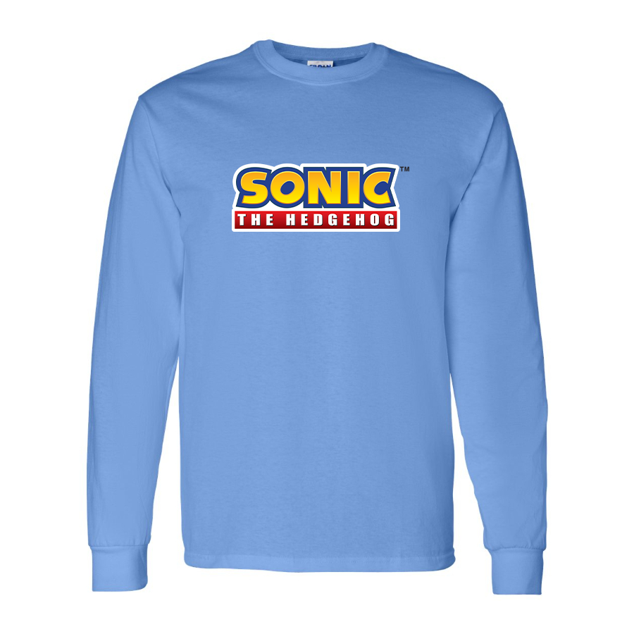 Men's Sonic The Hedgehog Cartoon Long Sleeve T-Shirt