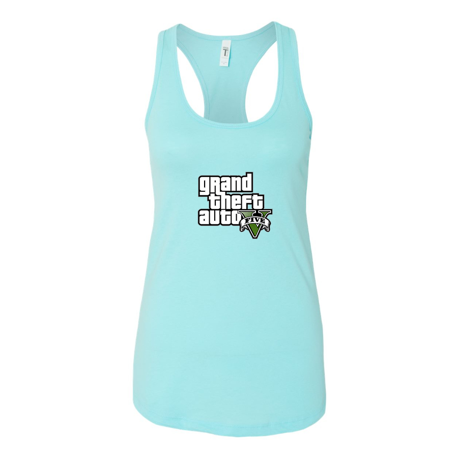 Women's GTA 5 Grand Theft Auto V Racerback Tank Top Game