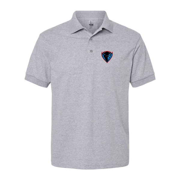 Men's DePaul Blue Demons Dry Blend Jersey Polo