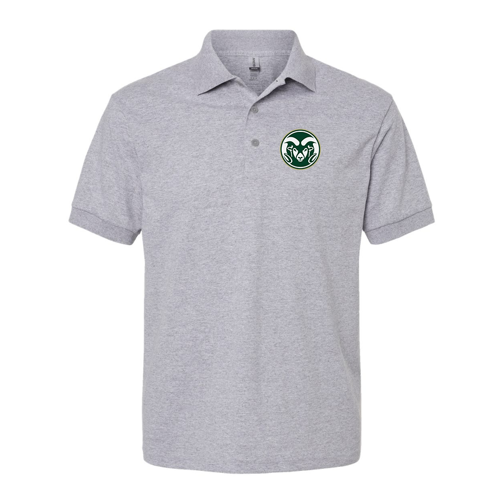 Men's Colorado State Rams Dry Blend Jersey Polo - Grey