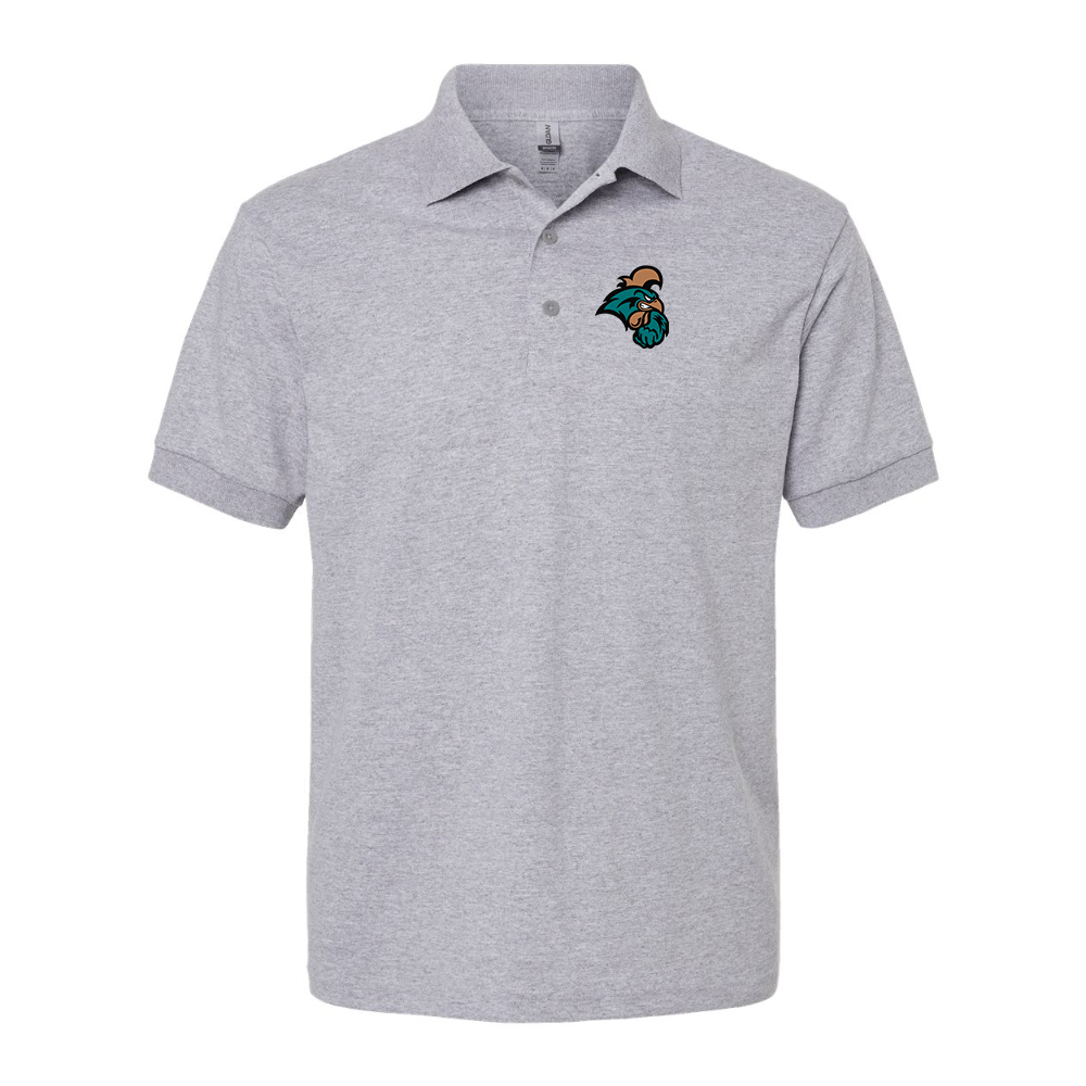 Men's Coastal Carolina Chanticleers Dry Blend Jersey Polo - Grey