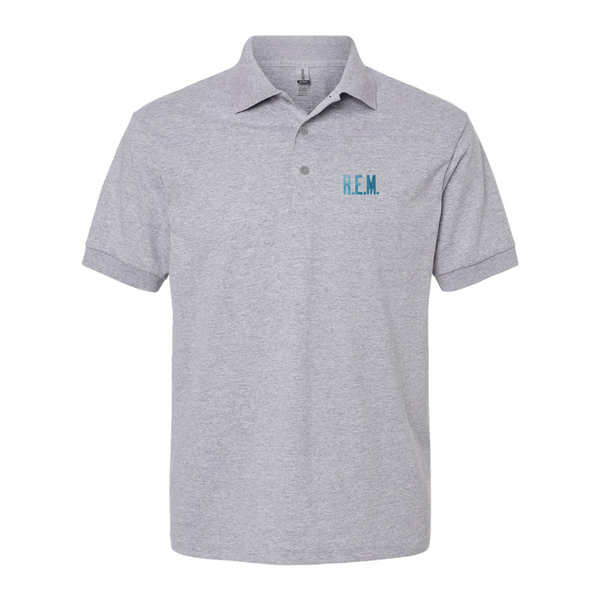 Men's  R.E.M. Blue Dry Blend Jersey Polo