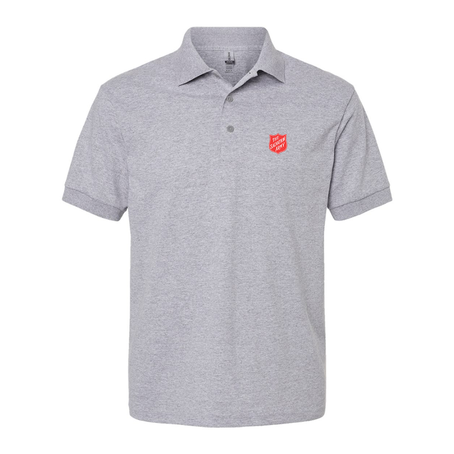 Men's The Salvation Army Dry Blend Jersey Polo - Grey