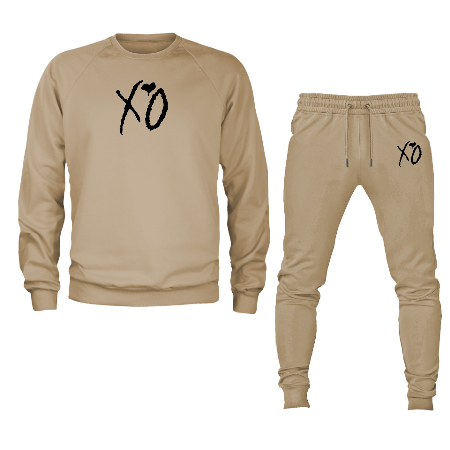 Men’s The Weeknd XO Music Crewneck Sweatshirt Joggers Suit