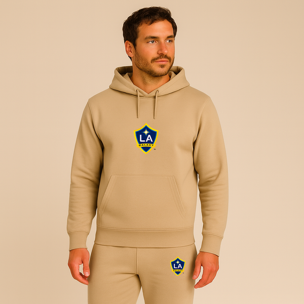 Men's LA Galaxy FC Crewneck Sweatshirt Joggers Suit