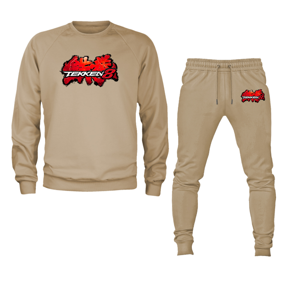 Men's Tekken 8 Game PS5 Crewneck Sweatshirt Joggers Suit