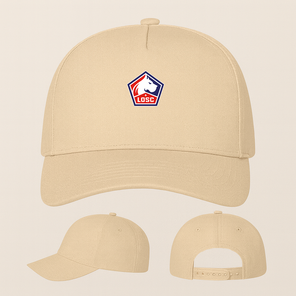 Lille Olympique FC Five Panel Twill Snapback Cap