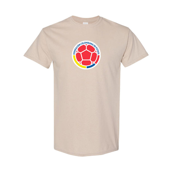 Youth Kids Colombia National Soccer Team Cotton T-Shirt